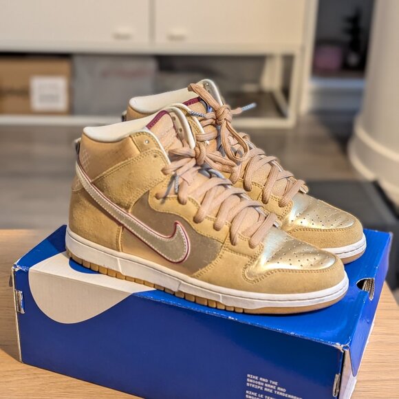 Nike SB High Eric Koston Thai Temple 2010 Size 9.5 US | VNDS Rare OG Blue Box - Picture 1 of 6